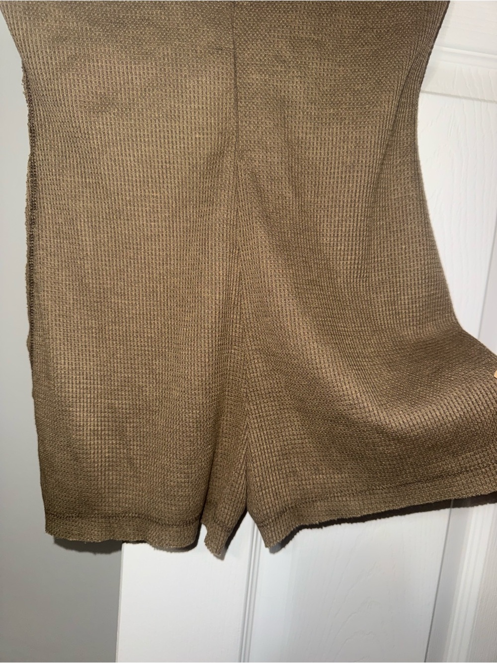 Free People Intimately Ribbed Henley Romper - Picture 3 of 4